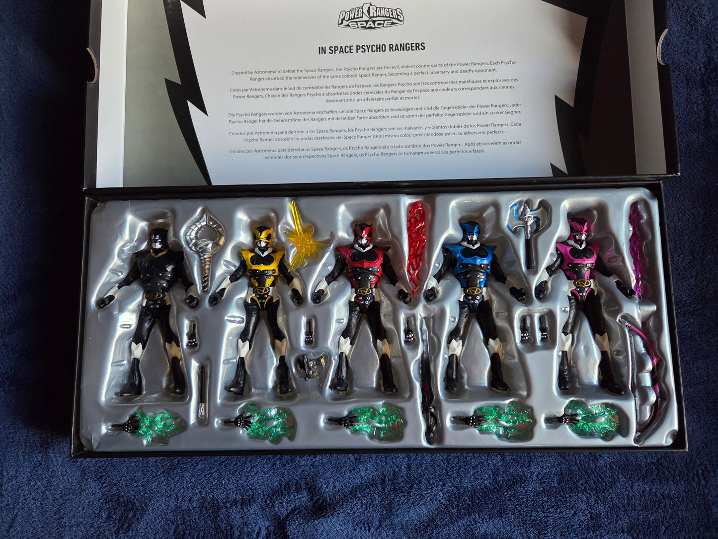 Power Rangers Lightning Collection In Space Psycho Ranger 5 Pack Amazon Exclusive