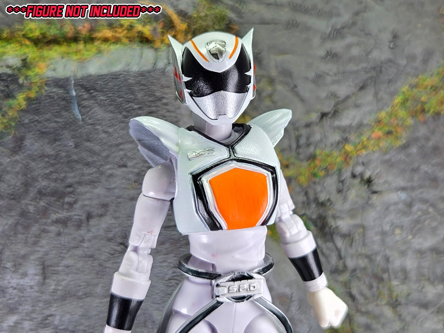 Power Rangers S.P.D. | Lightning Collection - Kat Ranger Helmet | 1/12 Scale Accesories