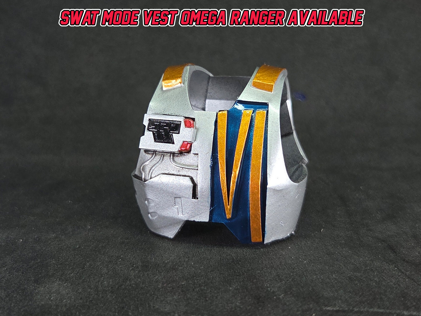 Power Rangers S.P.D. | Lightning Collection - S.W.A.T. Mode Vest Delta Enforcer Helmet Add-Ons | 1/12 Scale Accesories