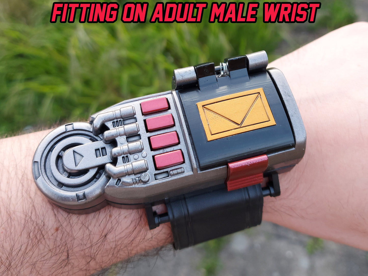 3D Printed & Painted Power Rangers Astro Morpher / Degitaizer Megaranger | Display Prop