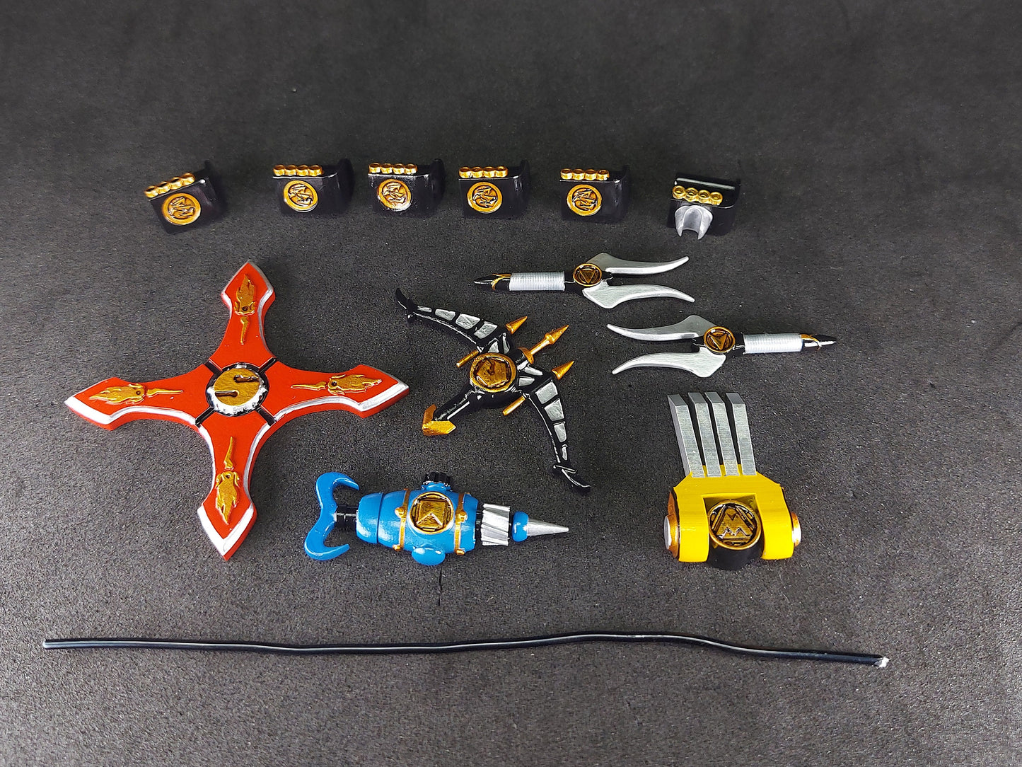 Power Rangers Alien Rangers - Ninja Sentai Kakuranger | Lightning Collection | Weapons Sets