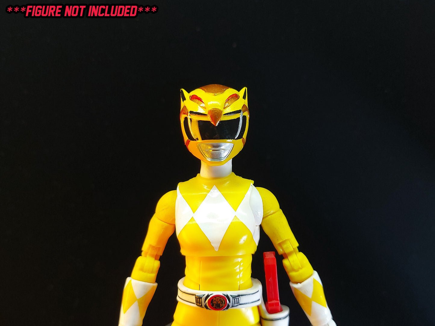 Yellow Griffin Thunderzord Helmet | Lightning Collection Accesory | 3D Printed | Created by Heroic Studios