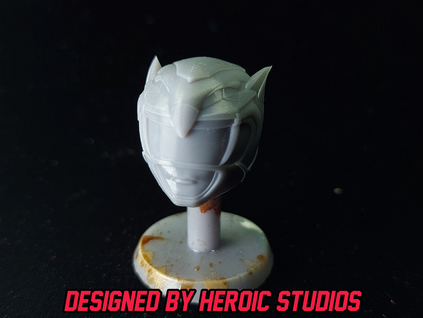 Yellow Griffin Thunderzord Helmet | Lightning Collection Accesory | 3D Printed | Created by Heroic Studios