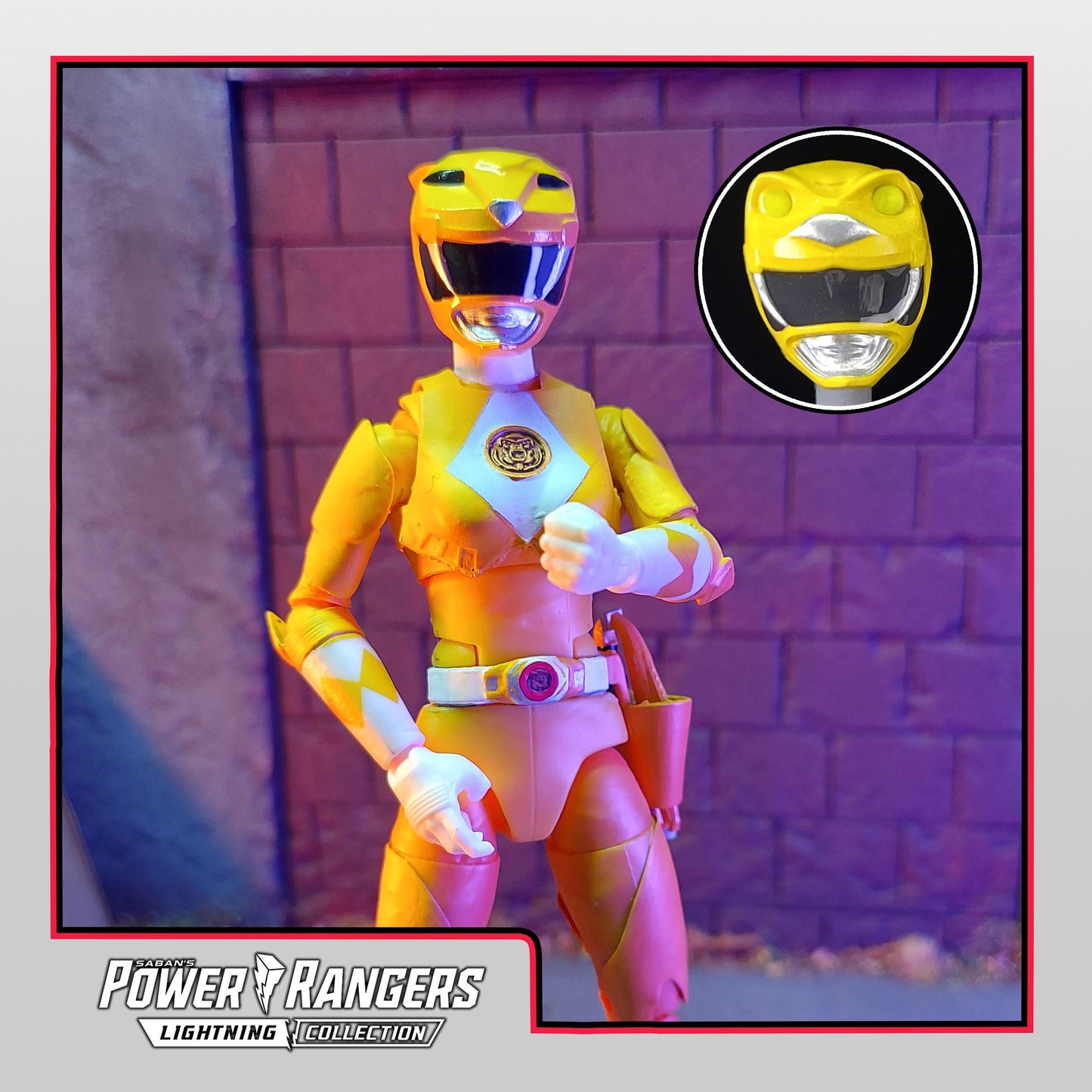 Mighty Morphin Power Rangers The Movie 1995 | Yellow Ranger | Lightning Collection Conversion Kit