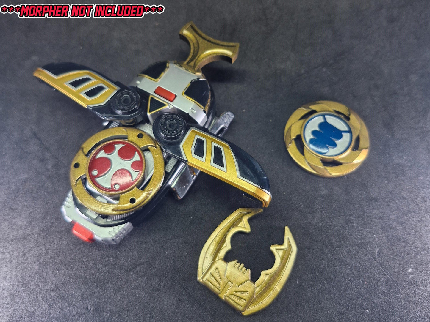 Power Rangers Ninja Storm / Hurricaneger - Thunder Morpher / Gourai Changer Antennae | Replacement Part | 3D Printed & Painted