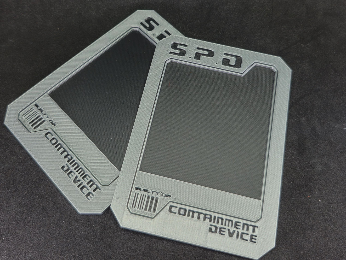3D Printed Power Rangers S.P.D Containment Card | Display Prop