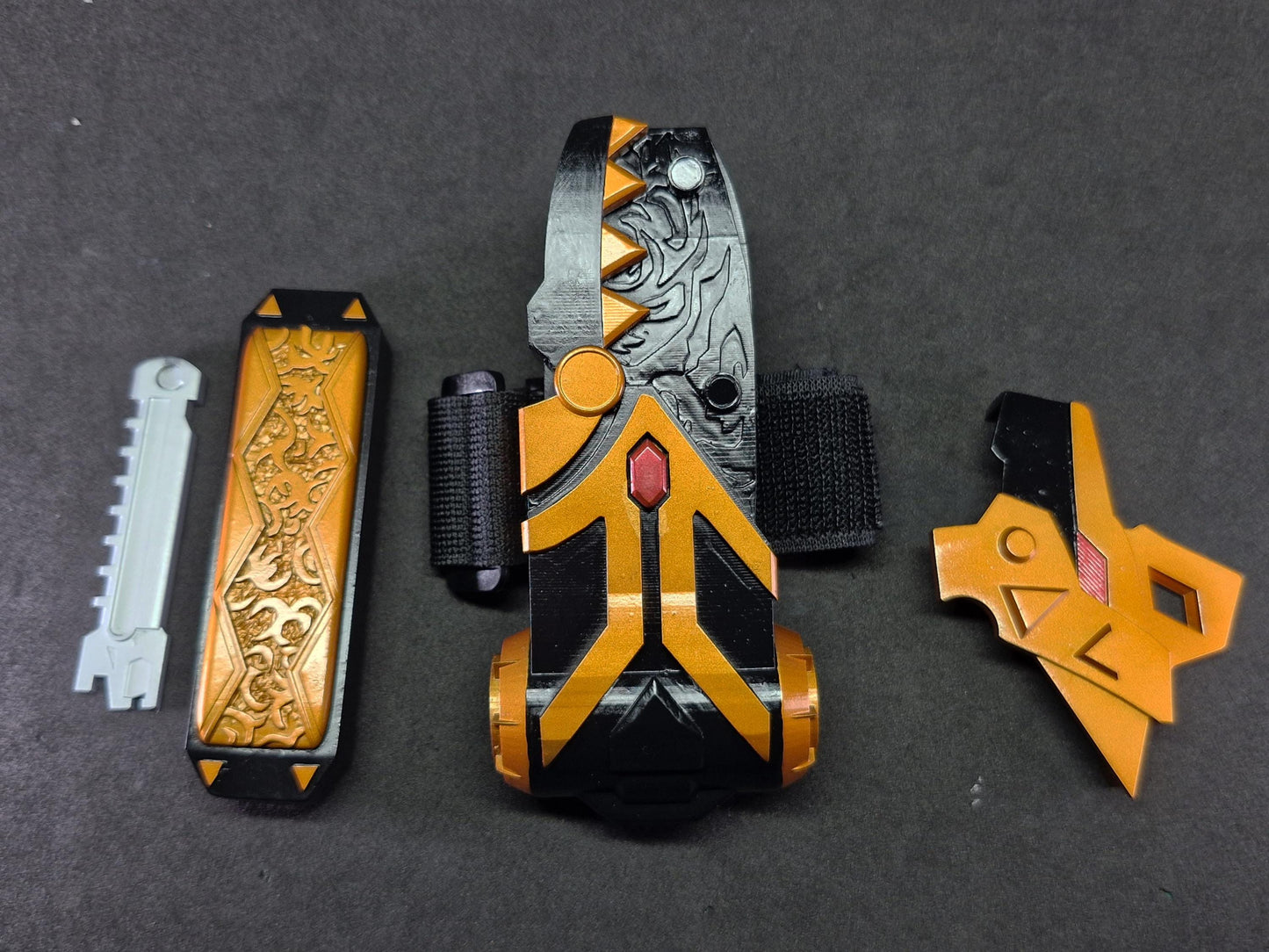 3D Printed & Painted Power Rangers Dino Thunder - Brachio Morpher / Abaranger - Dino Commander | Display Prop