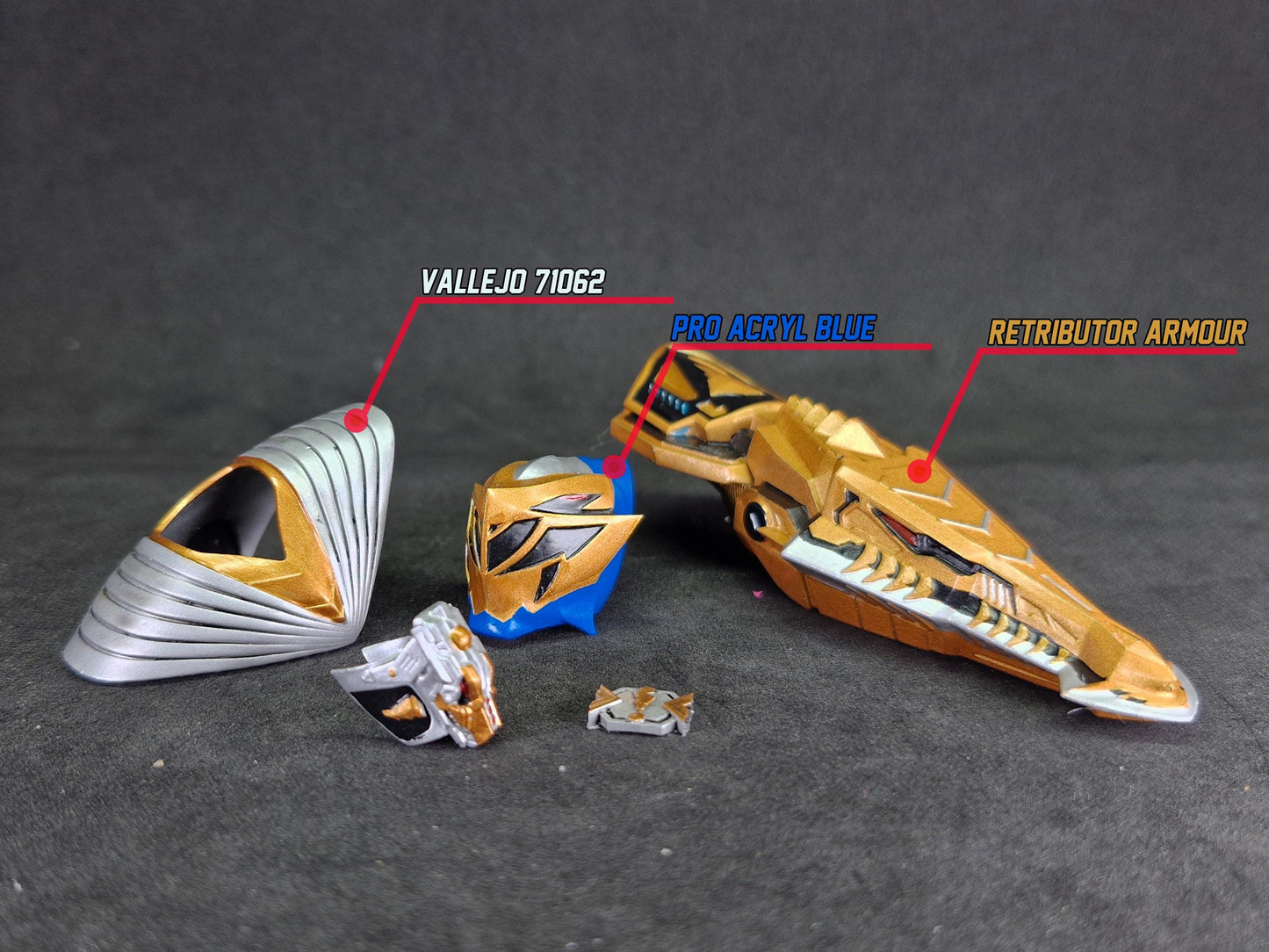 Power Rangers Cosmic Fury - Gold Ranger Conversion Kit | Lightning Collection Accessories