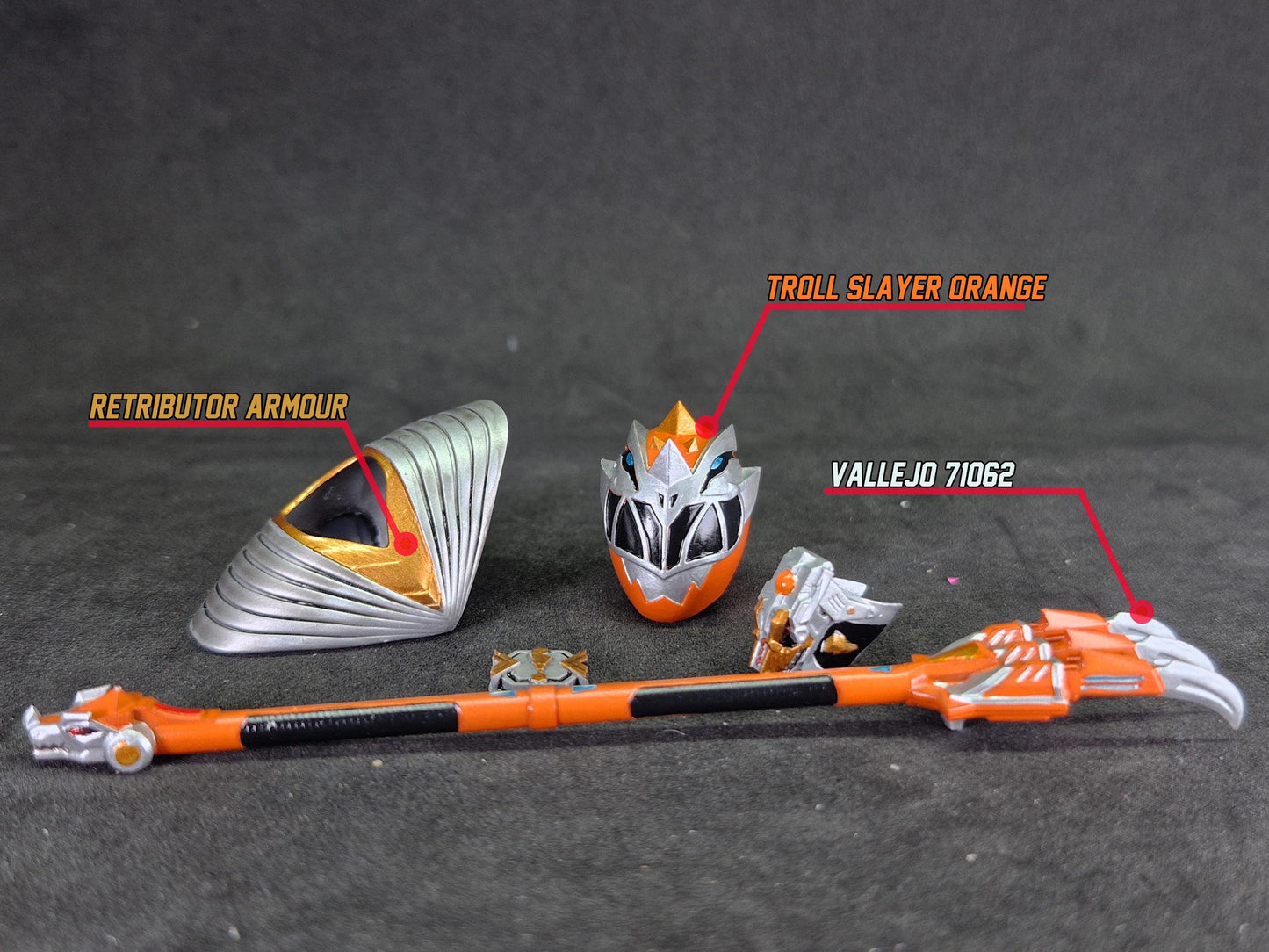 Power Rangers Cosmic Fury - Orange Ranger Conversion Kit | Lightning Collection Accessories
