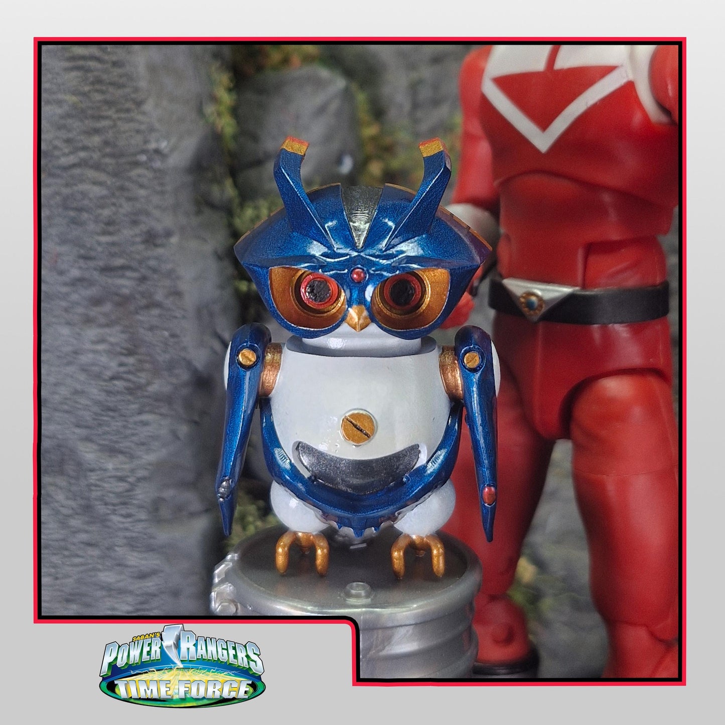 Power Rangers Time Force - Circuit / Timeranger - Navigator Robo Tac | 1/12 Accesory | 3D Printed