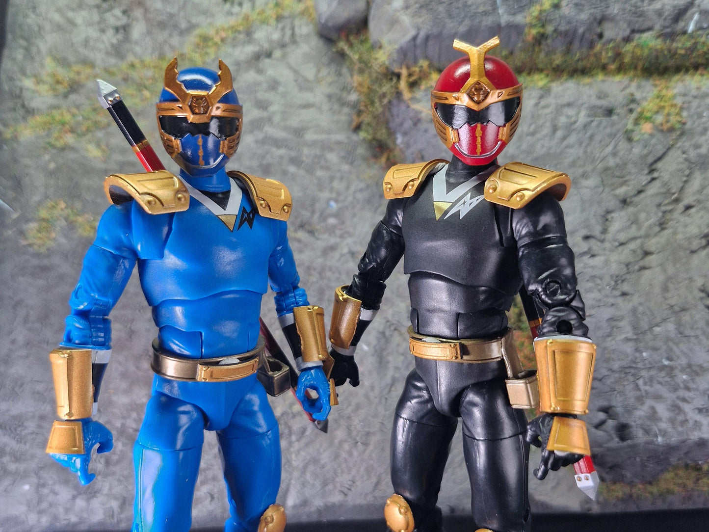 Power Rangers Ninja Storm - Navy Thunder Ranger / Hurricaneger - KuwagaRaiger Conversion Kit | Lightning Collection Accessories
