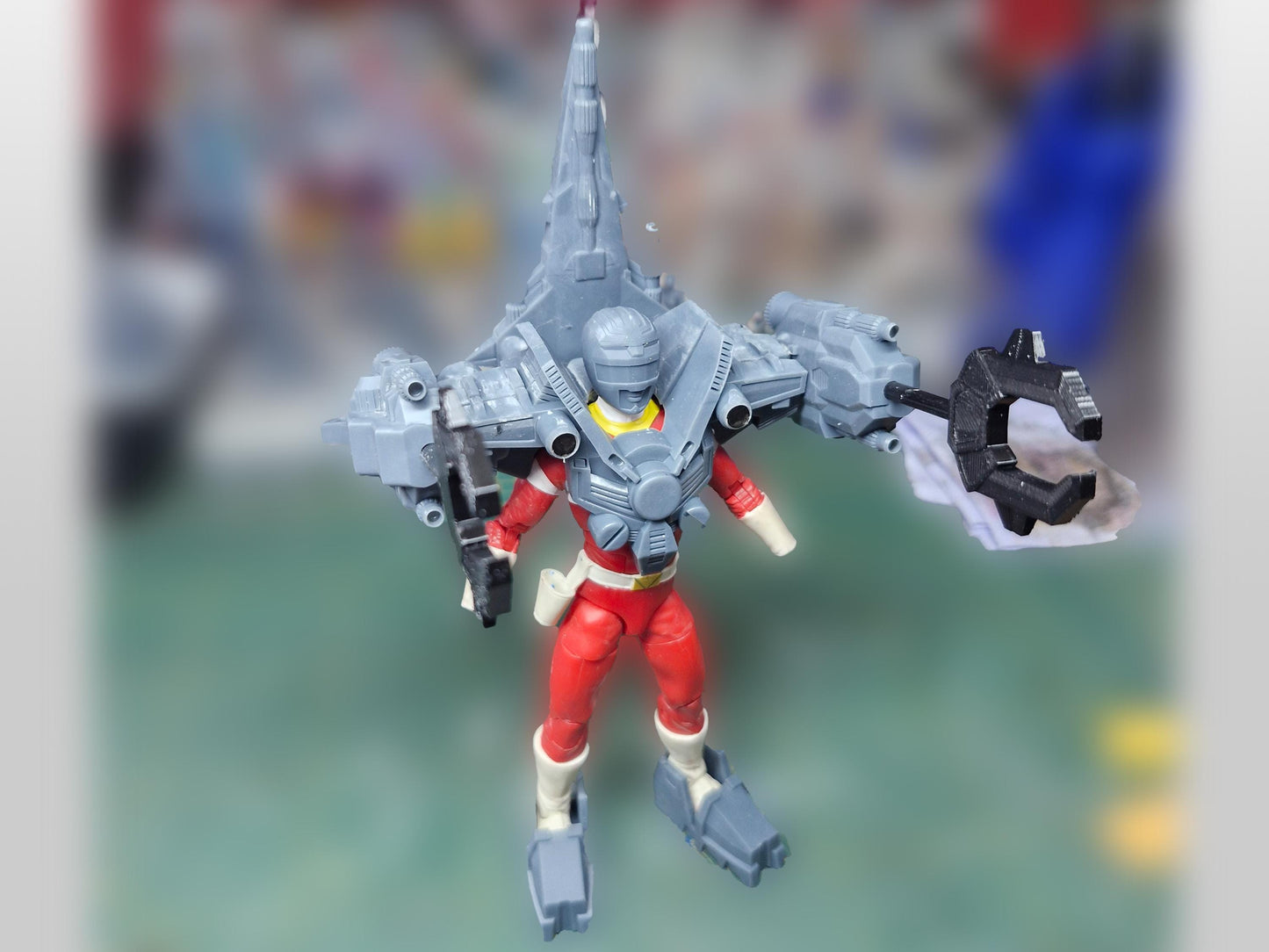 Power Rangers Lost Galaxy - Red Ranger Battlizer | Lightning Collection Accessories | 3D Printed