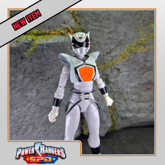 Power Rangers S.P.D. | Lightning Collection - Kat Ranger Helmet | 1/12 Scale Accesories