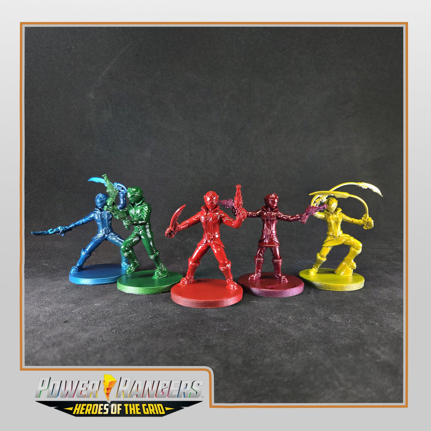 Heroes of the Grid - Power Rangers - Super Megaforce /  Kaizoku Sentai Gokaiger  Miniatures | Epic Scale 50mm Miniature Tabletop Gaming