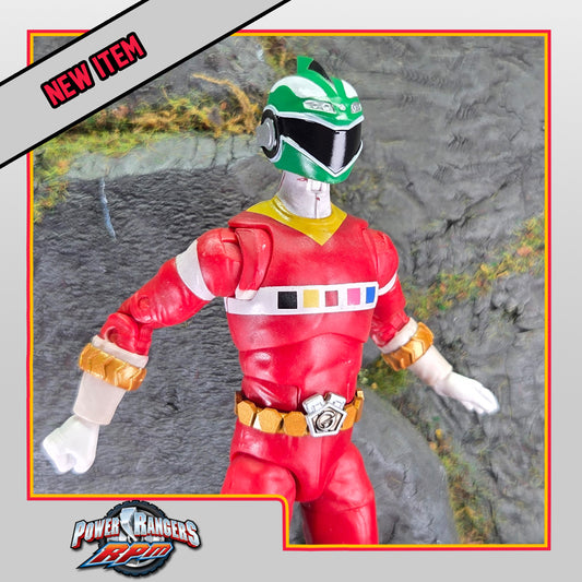Power Rangers R.P.M - Ranger Operator Series Green / Engine Sentai Go-Onger - Go-On Green Conversion Kit | Lightning Collection Accessories