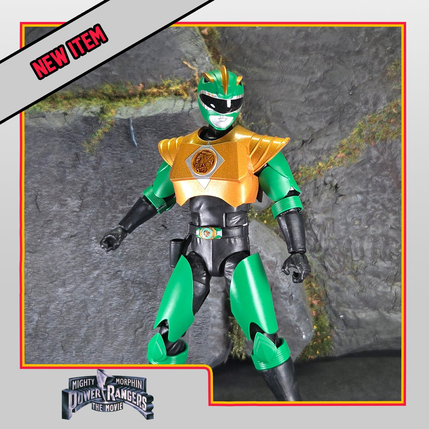 Mighty Morphin Power Rangers The Movie 1995 | Green Ranger | Lightning Collection Conversion Kit