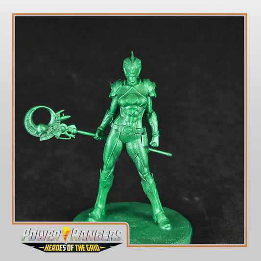 Heroes of the Grid - Power Rangers Prime - Green Ranger | Epic Scale 50mm Miniature Tabletop Gaming