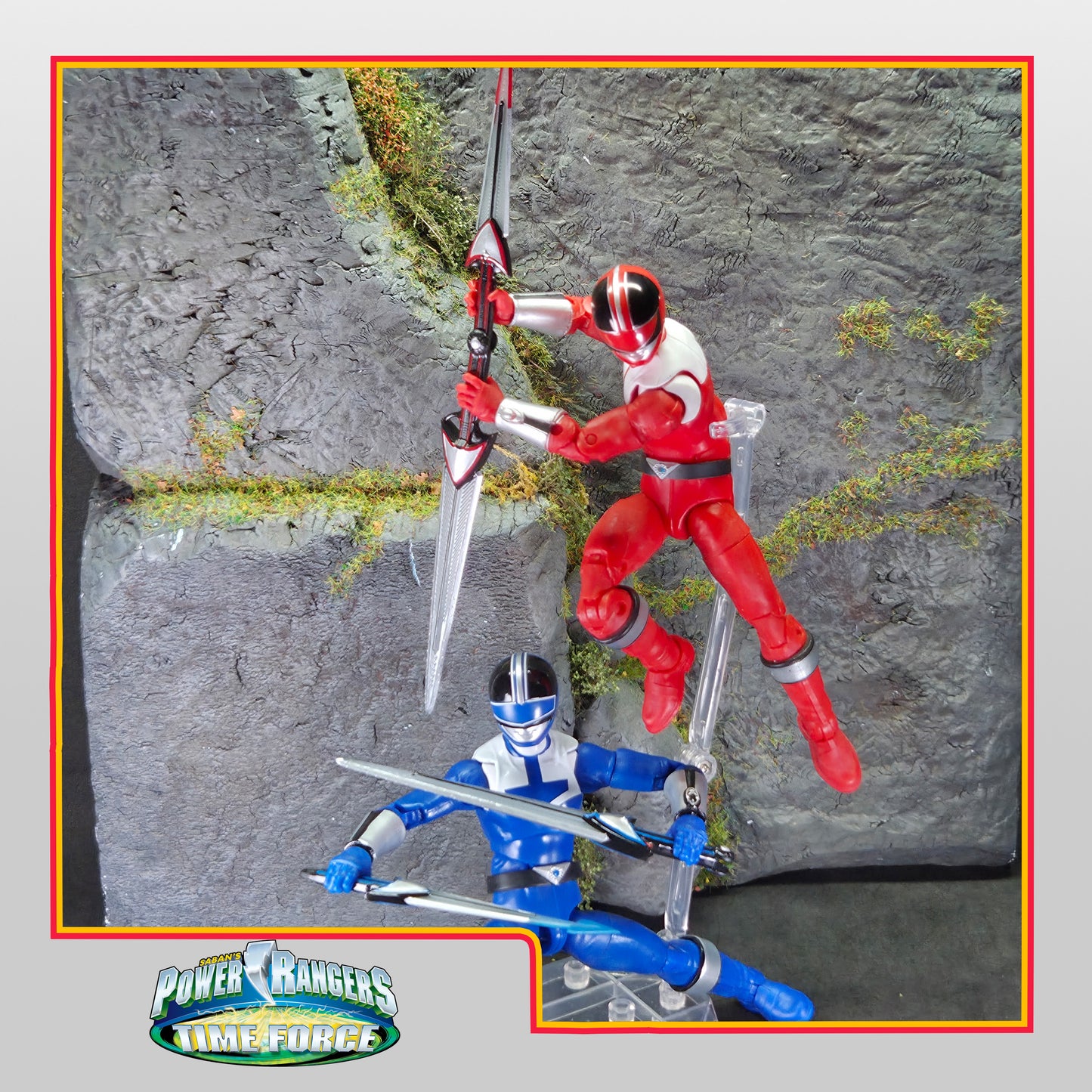 Power Rangers Time Froce - Chrono Sabers | Timeranger - Double Vector | Lighting Collection Accesory