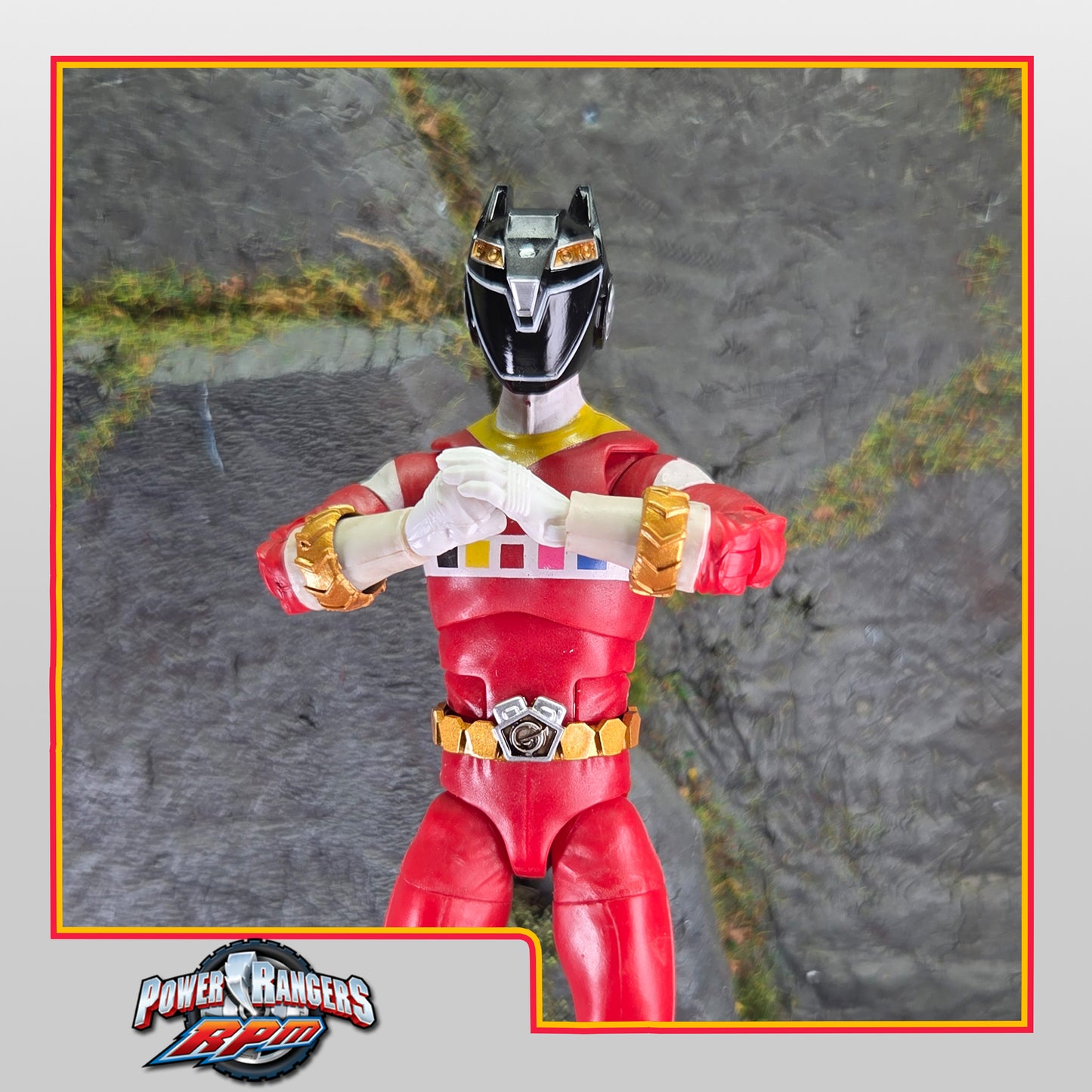 Power Rangers R.P.M - Ranger Operator Series Black / Engine Sentai Go-Onger - Go-On Black Conversion Kit | Lightning Collection Accessories