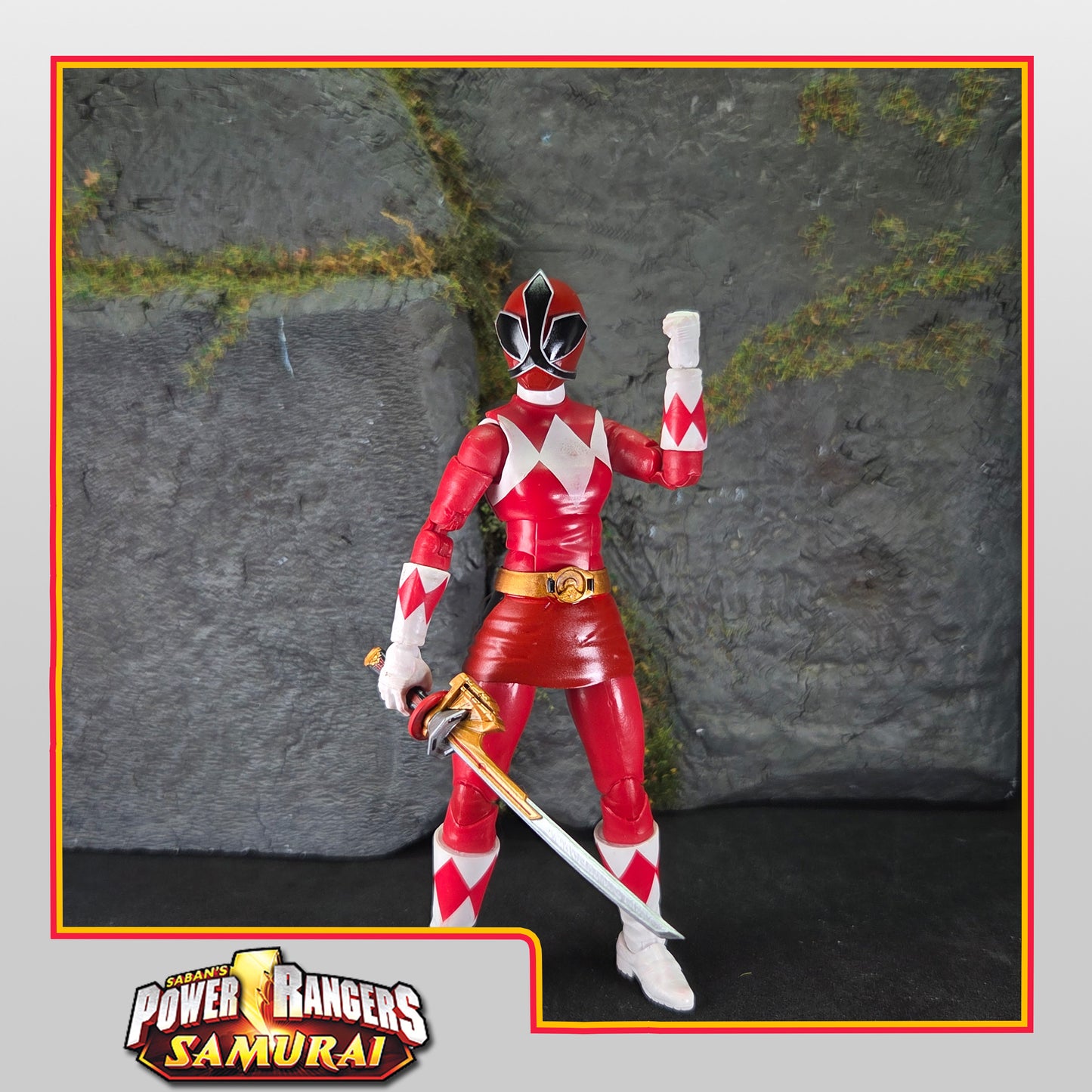 Power Rangers Samurai | Lightning Collection - Female Red Ranger -  Lauren Shiba | 1/12 Scale Accesories