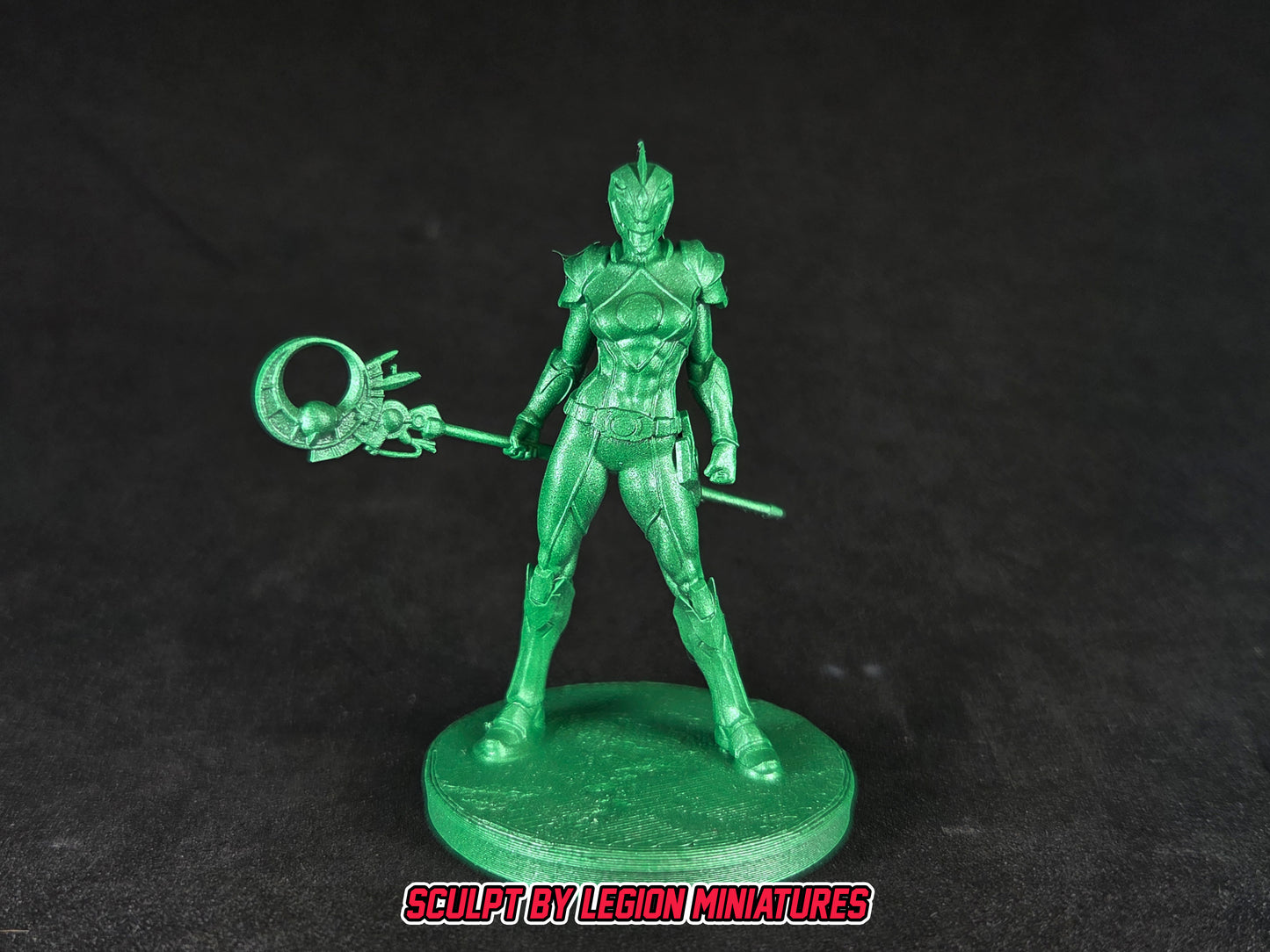 Heroes of the Grid - Power Rangers Prime - Green Ranger | Epic Scale 50mm Miniature Tabletop Gaming