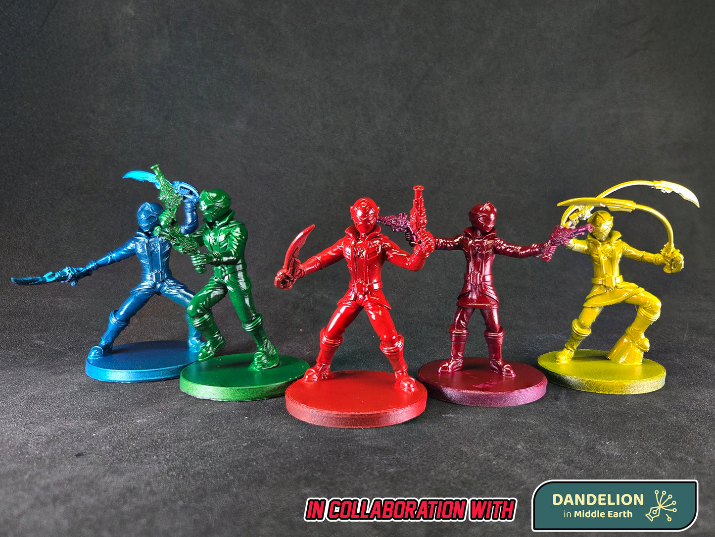 Heroes of the Grid - Power Rangers - Super Megaforce /  Kaizoku Sentai Gokaiger  Miniatures | Epic Scale 50mm Miniature Tabletop Gaming