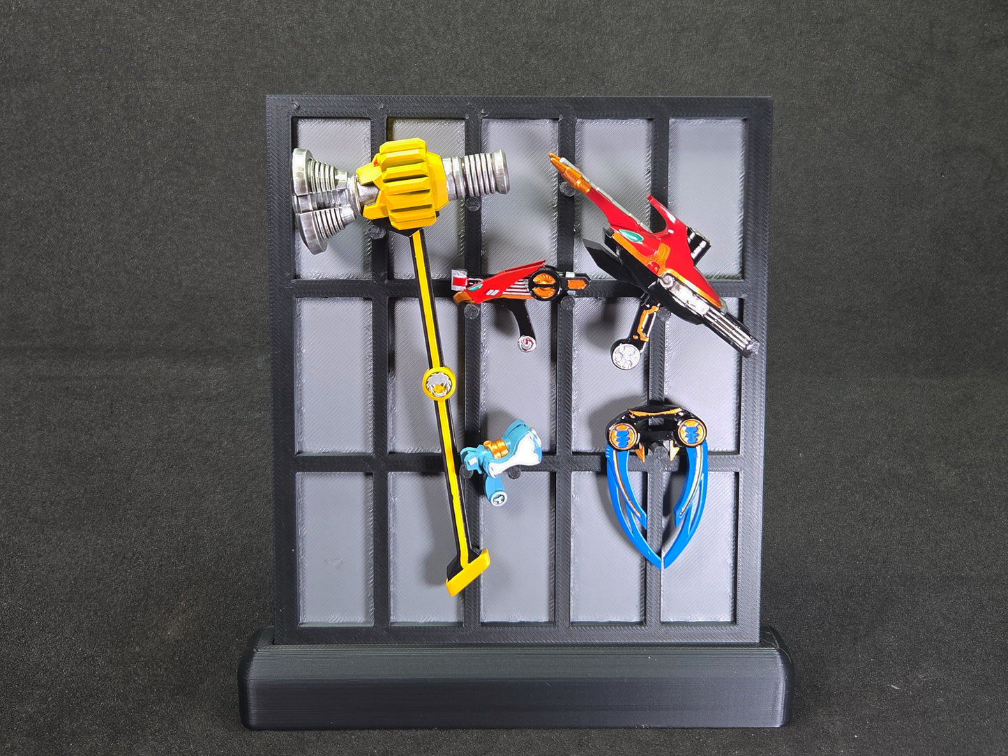 Power Rangers Ninja Storm / Hurricaneger | Hawk Blaster - Sonic Fin - Lion Hammer - Crimson Blaster - Navy Antler