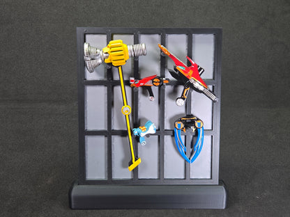 Power Rangers Ninja Storm / Hurricaneger | Hawk Blaster - Sonic Fin - Lion Hammer - Crimson Blaster - Navy Antler