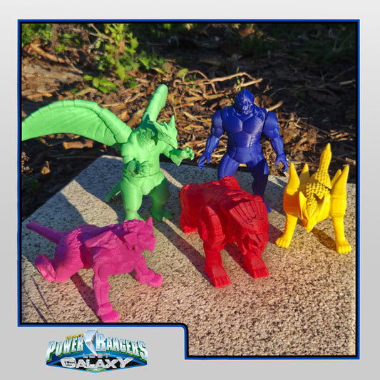 Power Rangers Lost Galaxy / Gingaman - Galactabeasts / Starbeast 3D Printed [1999]