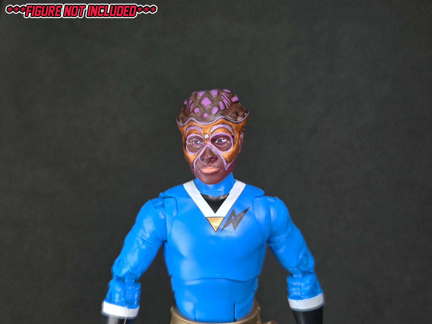 Power Rangers Alien Rangers - Aquitarian / Aquitian Headsculpt | Lightning Collection Action Figure Accesory