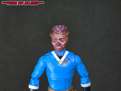 Power Rangers Alien Rangers - Aquitarian / Aquitian Headsculpt | Lightning Collection Action Figure Accesory