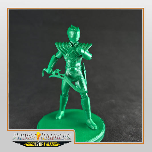 Heroes of the Grid Green Ranger V2 Alternate Sculpt | Epic Scale 50mm Miniature Tabletop Gaming