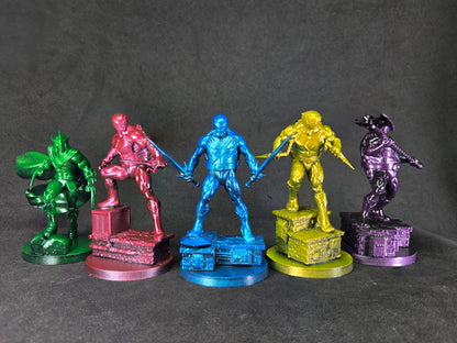 Heroes of the Grid - Power Rangers - Teenage Mutant Ninja Turtles Corssover / TMNT / Mighty Morphin Power Rangers/Teenage Mutant Ninja Turtles Miniatures | Epic Scale 50mm Miniature Tabletop Gaming