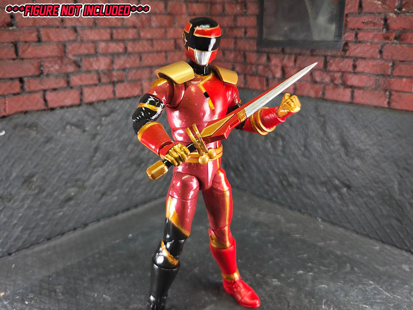 Power Rangers Solar Rangers - Red Solar Ranger | Conversion Kit | Lightning Collection Accessories