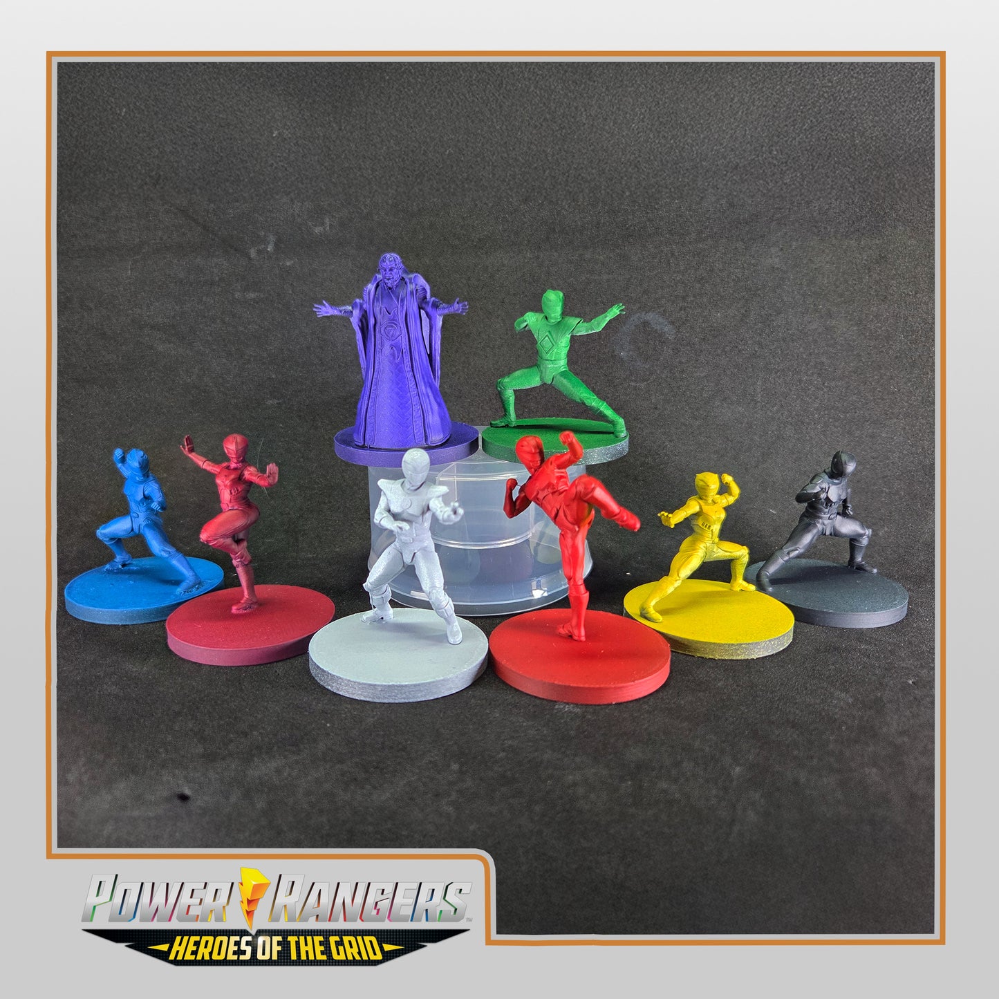 Heroes of the Grid - 1995 Power Rangers the Movie Miniatures | Epic Scale 50mm Miniature Tabletop Gaming
