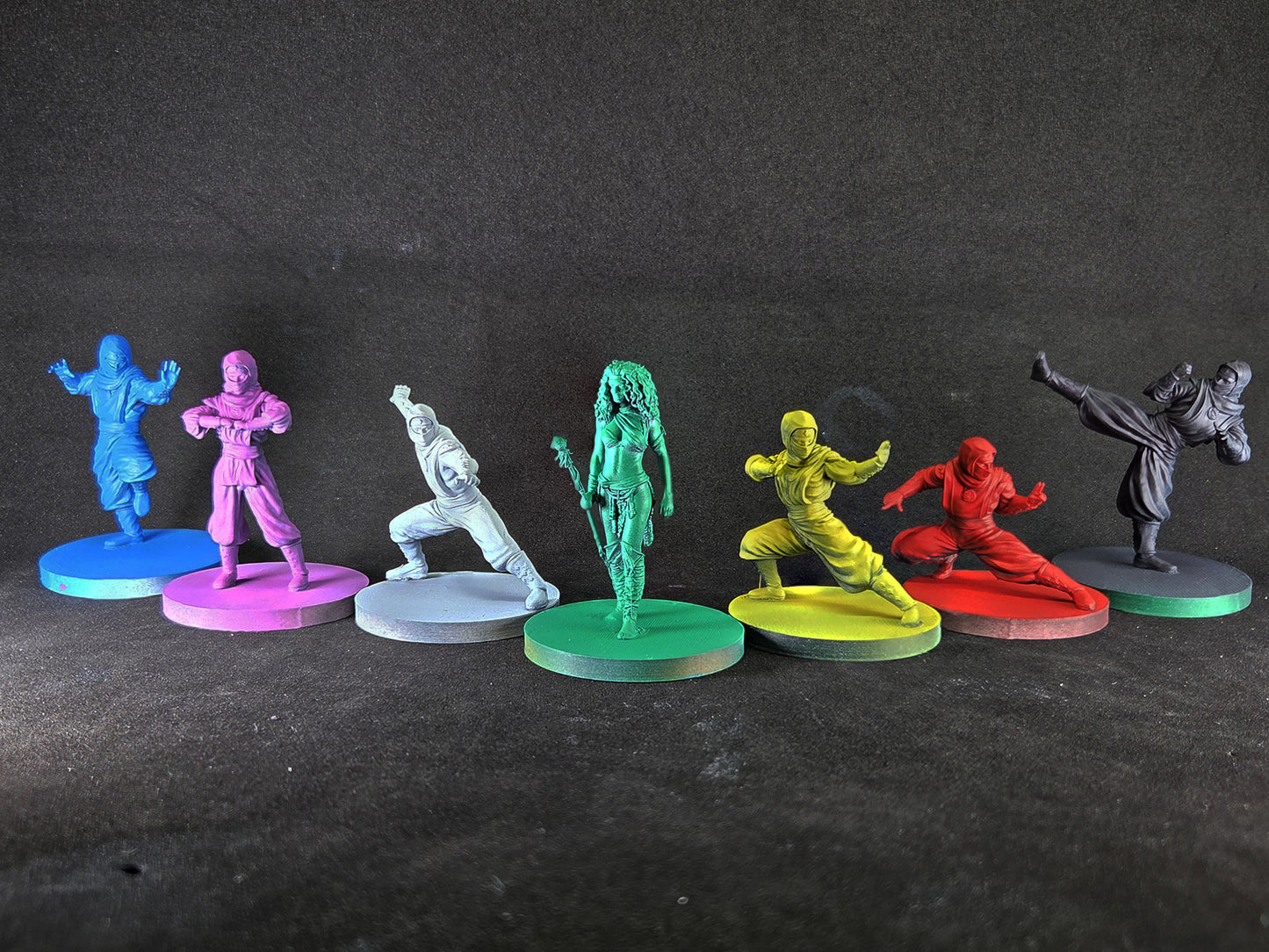 Heroes of the Grid - Ninjetti Rangers Miniatures | Epic Scale 50mm Miniature Tabletop Gaming