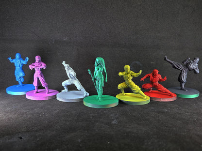 Heroes of the Grid - Ninjetti Rangers Miniatures | Epic Scale 50mm Miniature Tabletop Gaming