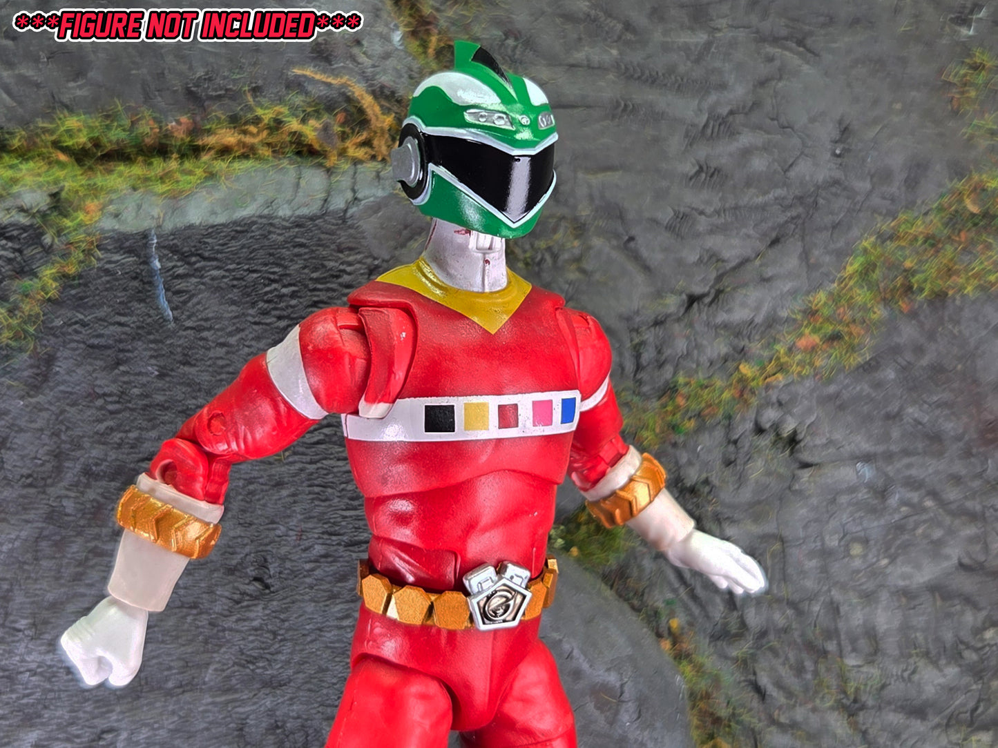Power Rangers R.P.M - Ranger Operator Series Green / Engine Sentai Go-Onger - Go-On Green Conversion Kit | Lightning Collection Accessories