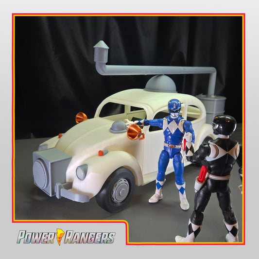Mighty Morphin Power Rangers - The Rad Bug - Action Figure Accesory - 1/12 Scale Car