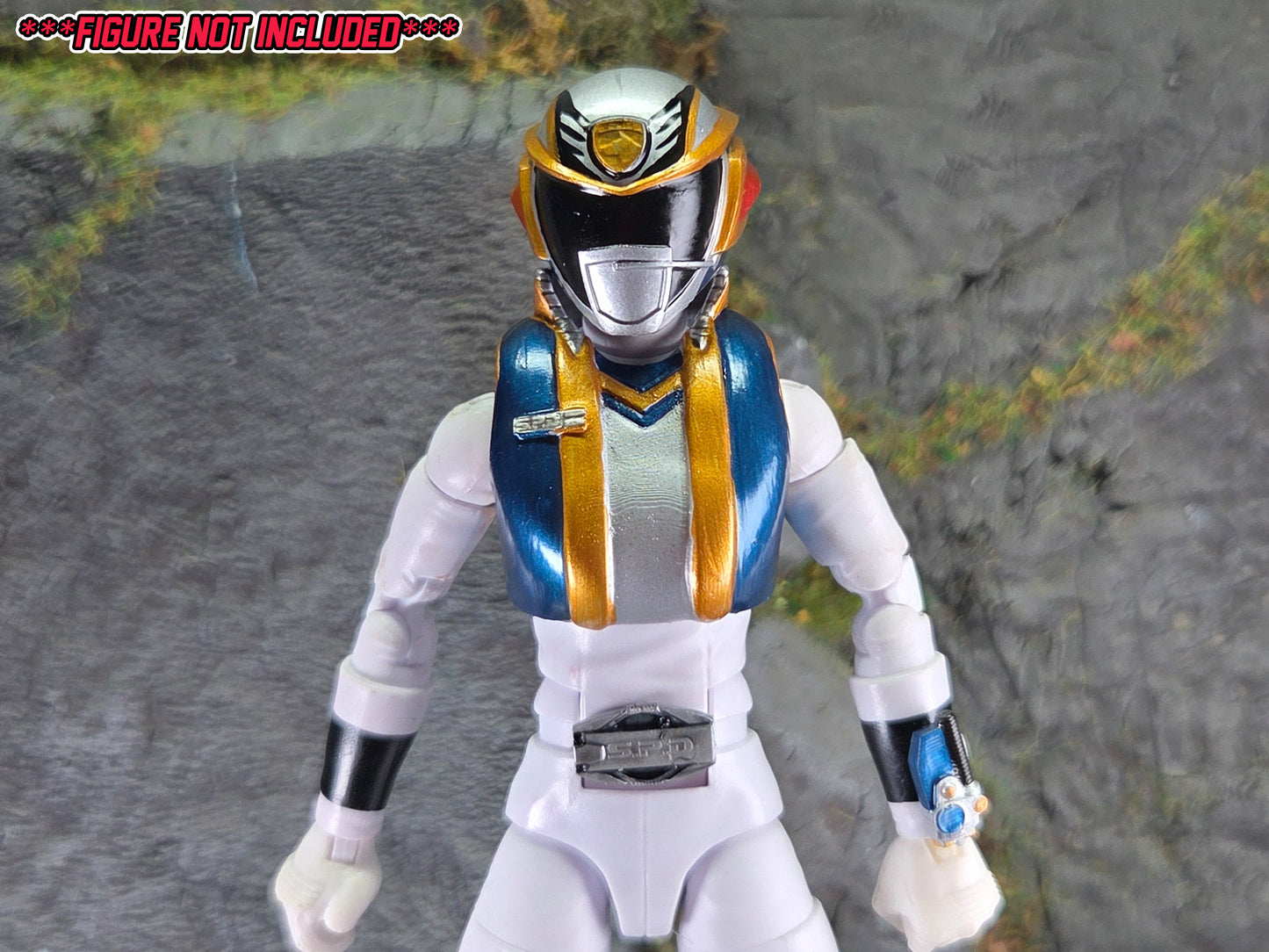 Power Rangers S.P.D. | Lightning Collection - NOVA Ranger Helmet | 1/12 Scale Accesories