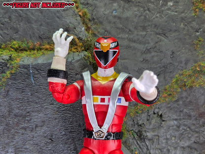 Power Rangers R.P.M - Ranger Operator Series Red / Engine Sentai Go-Onger - Go-On Red Conversion Kit | Lightning Collection Accessories