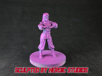 Heroes of the Grid - Ninjetti Rangers Miniatures | Epic Scale 50mm Miniature Tabletop Gaming