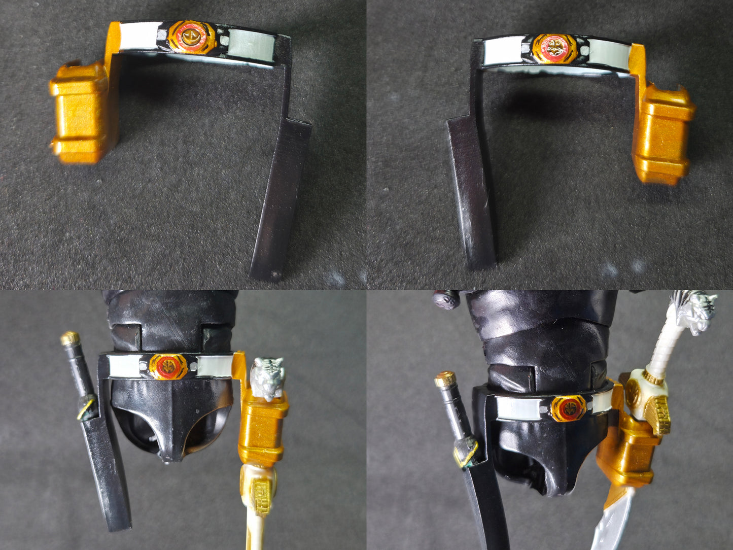 Power Rangers Lighting Collection Green & White Ranger Duo Belt