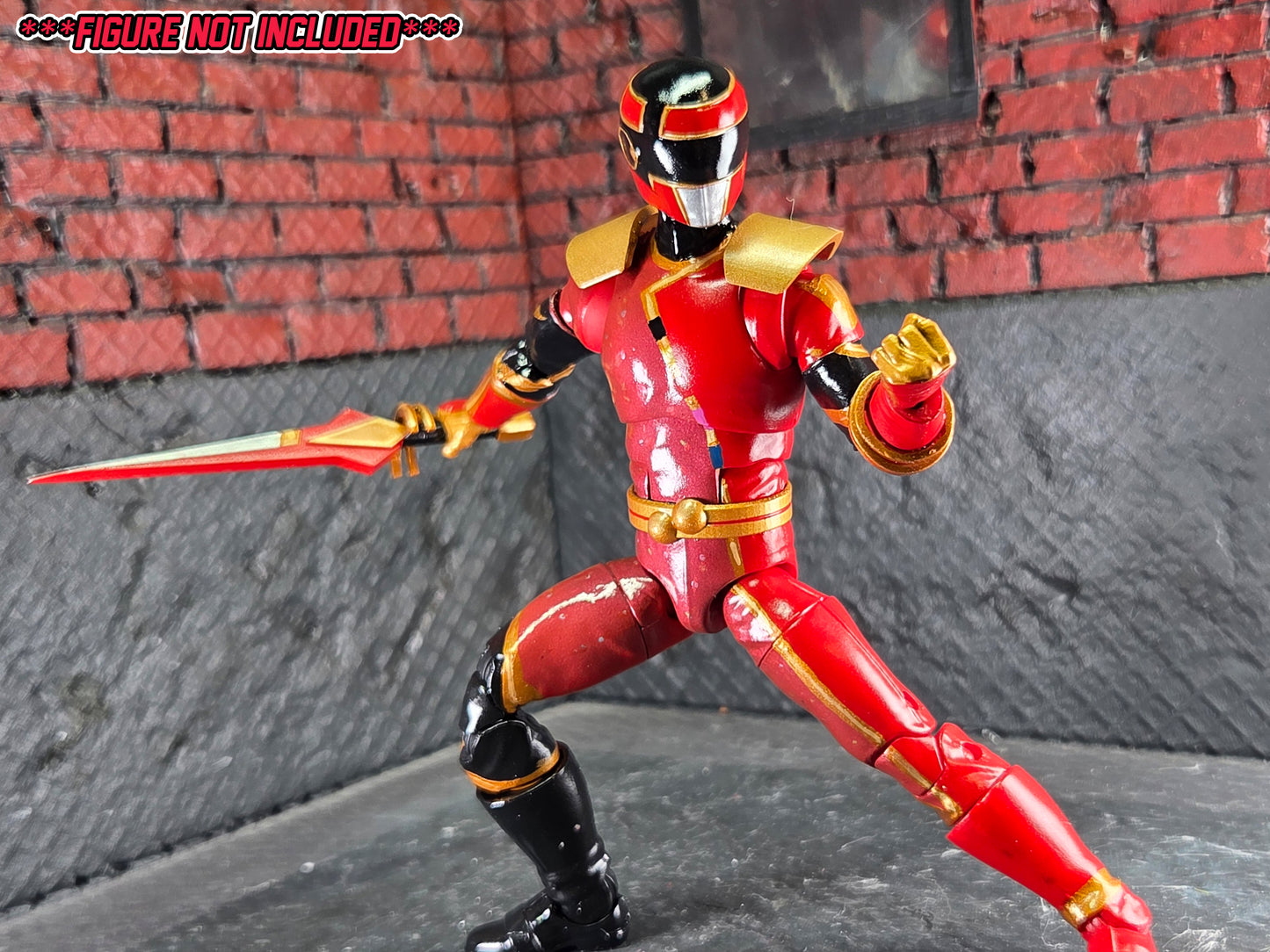 Power Rangers Solar Rangers - Red Solar Ranger | Conversion Kit | Lightning Collection Accessories
