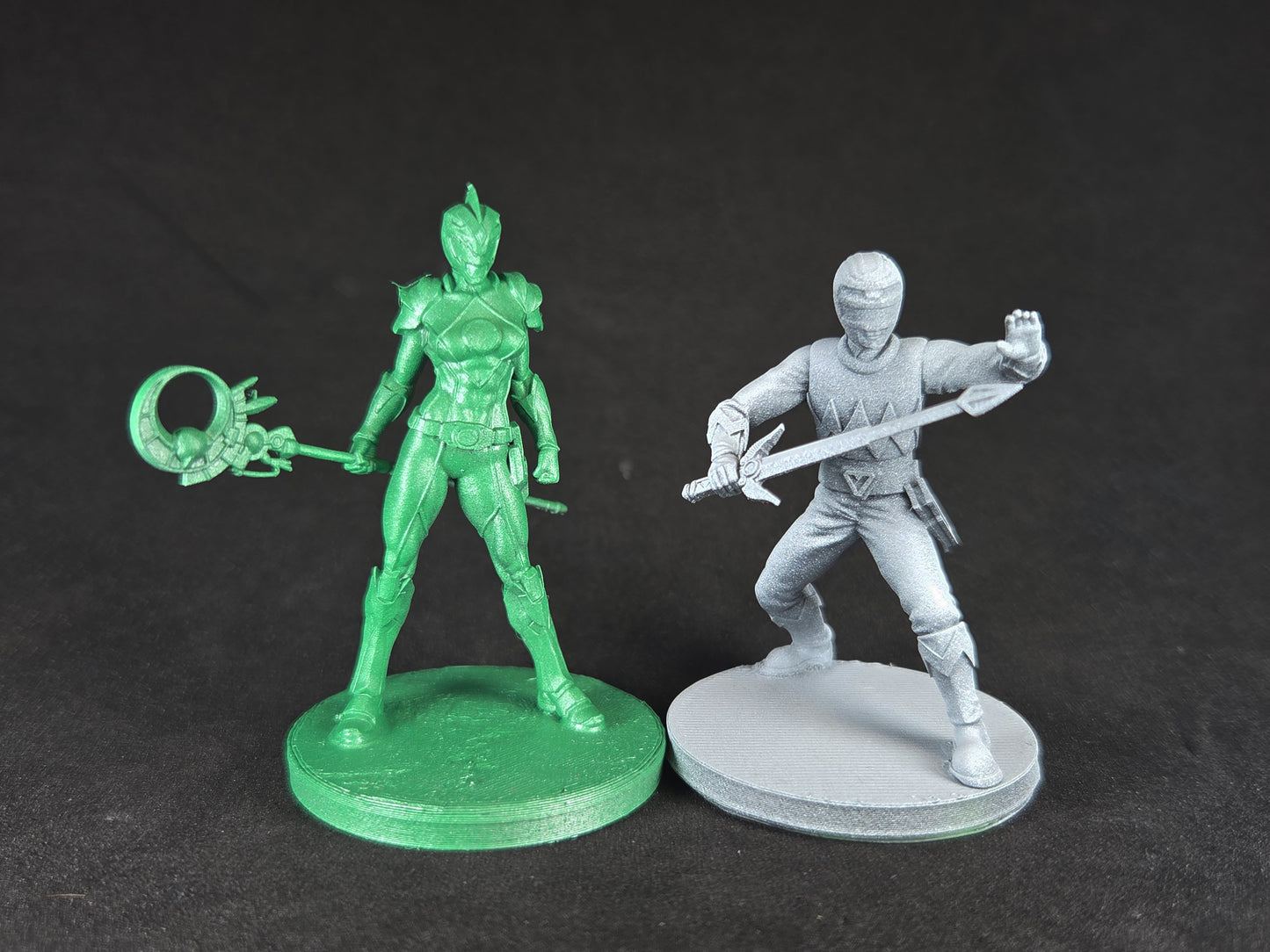 Heroes of the Grid - Power Rangers Prime - Green Ranger | Epic Scale 50mm Miniature Tabletop Gaming
