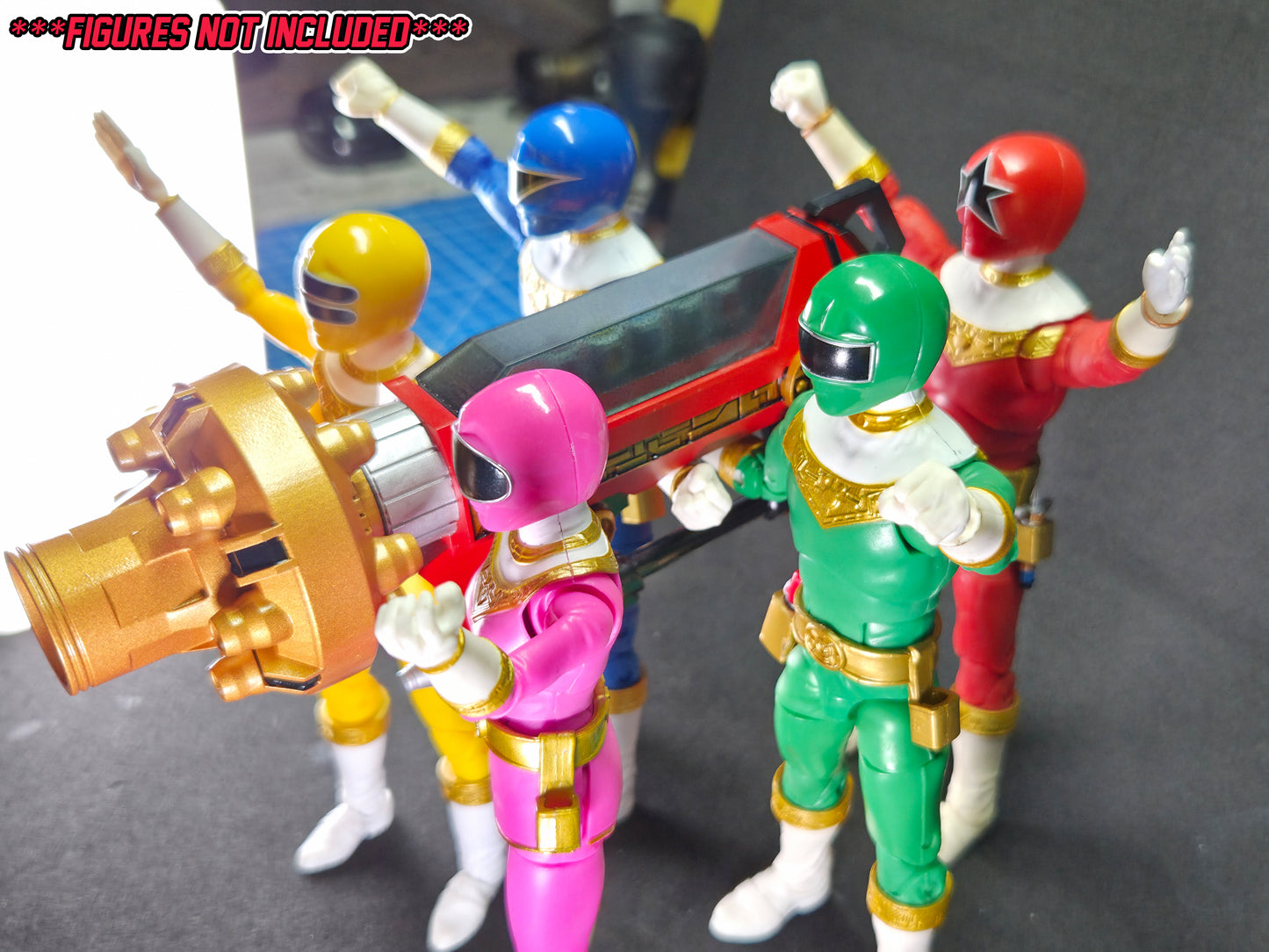Power Rangers Zeo - Zeo Cannon \ Ohranger - Olé Bazooka | Lightning Collection Accessory Weapons