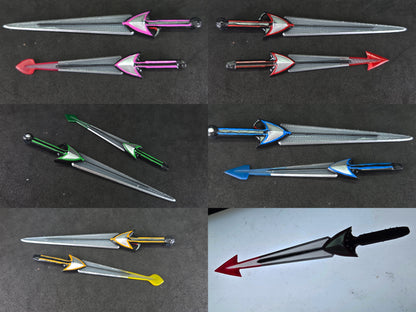Power Rangers Time Froce - Chrono Sabers | Timeranger - Double Vector | Lighting Collection Accesory