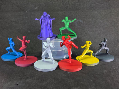 Heroes of the Grid - 1995 Power Rangers the Movie Miniatures | Epic Scale 50mm Miniature Tabletop Gaming
