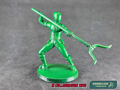 Heroes of the Grid - Five Star Squadron Rangers / Gosei Sentai Dairanger Miniatures | Epic Scale 50mm Miniature Tabletop Gaming