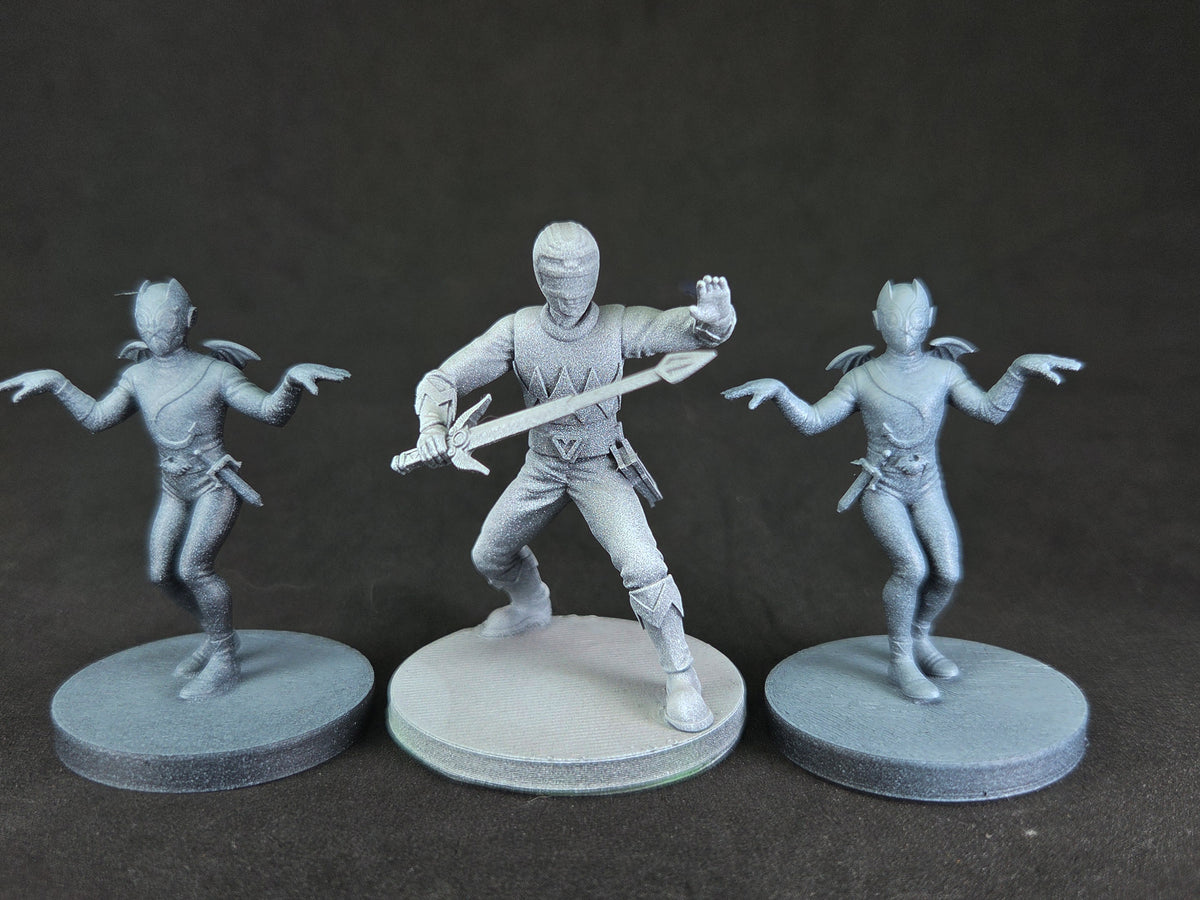 Power Rangers Heroes of the Grid - Power Rangers Lightspeed Rescue - Batling | Epic Scale 50mm Miniature Tabletop Gaming